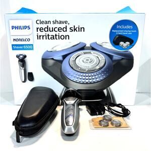 Philips Norelco 6500 Electric Shaver Anti-Friction Coating Wet Dry Razor-Mens